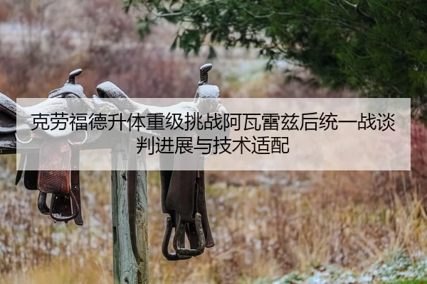 克劳福德升体重级挑战阿瓦雷兹后统一战谈判进展与技术适配